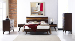 Azara Eastern King Platform Bed, Caramelized