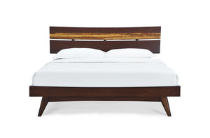 Azara Eastern King Platform Bed, Sable