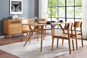 Azara Dining Table, Caramelized