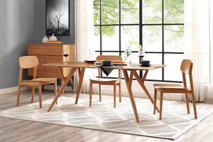 Azara Dining Table, Caramelized