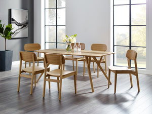 Azara Dining Table, Caramelized