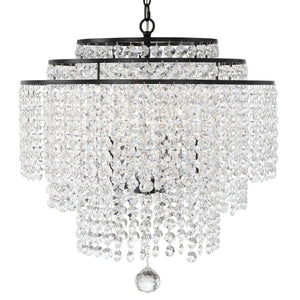Gabrielle 6 Light Antique Gold Chandelier