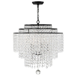 Gabrielle 6 Light Antique Gold Chandelier