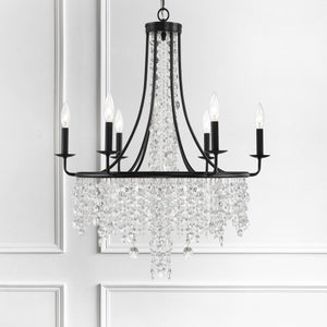 Gabrielle 6 Light Antique Gold Chandelier