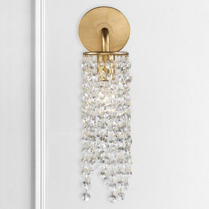 Gabrielle 1 Light Antique Gold Wall Mount