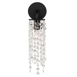Gabrielle 1 Light Antique Gold Wall Mount