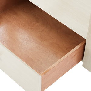 1-Drawer Side Table - Blanched Oak | Gavin Collection | Villa & House