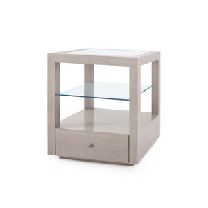 1-Drawer Side Table - Taupe Gray | Gavin Gavin