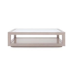 Large Rectangular Coffee Table - Taupe Gray | Gavin Collection | Villa & House