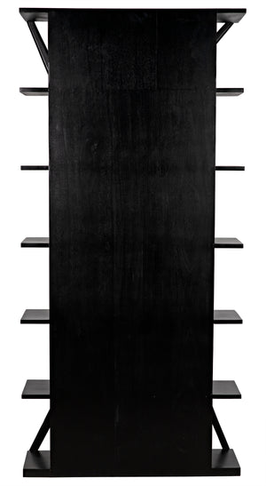 Vetra Bookcase - Hand Rubbed Black