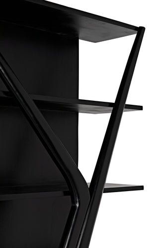 Vetra Bookcase - Hand Rubbed Black