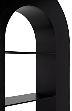 Triumph Bookcase - Black Metal