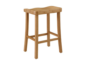 Tulip Counter Height Stool, Caramelized, (Set of 2)