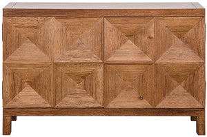 Noir Quadrant 2 Door Sideboard - Dark Walnut
