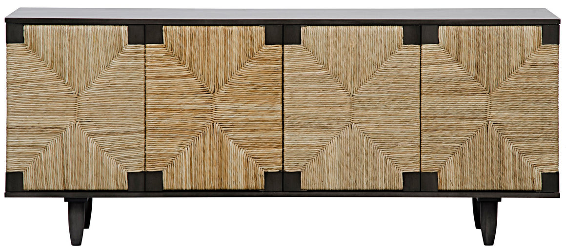 Noir Brook 4 Door Sideboard - Pale