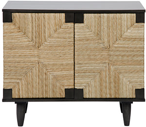 Noir Brook 2 Door Sea Grass Sideboard