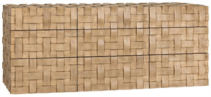 Noir Weave Sideboard - Bleached Walnut