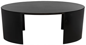 Marigold Desk - Ebony Walnut - Black Metal