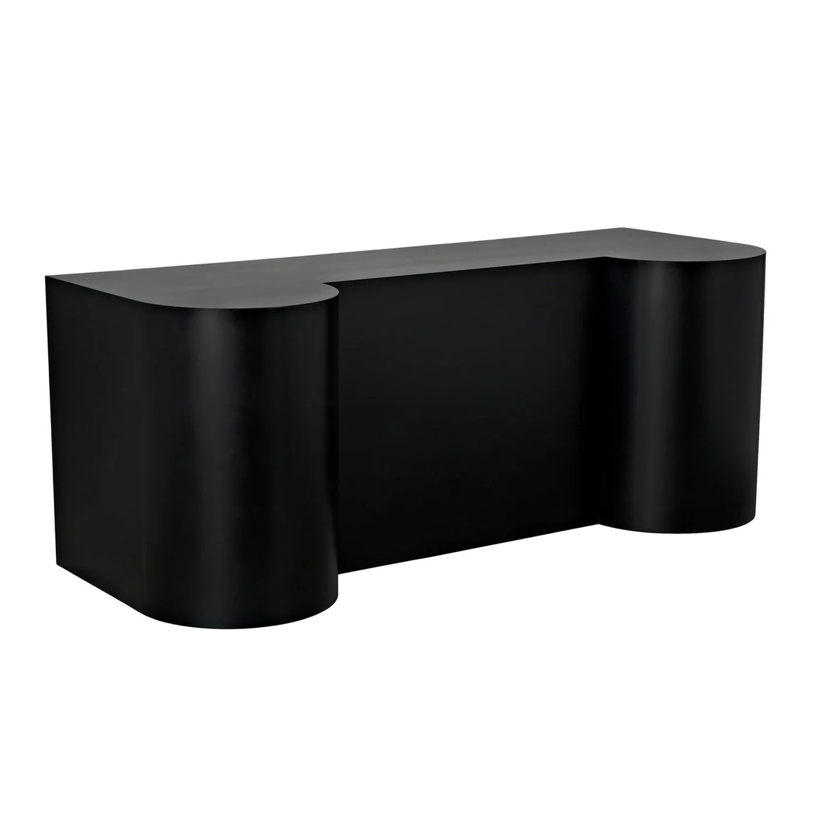 Concierge Desk, Black Steel