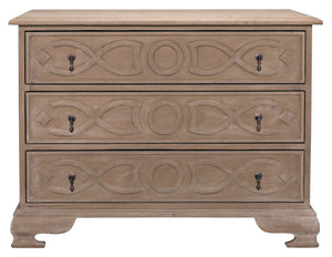 Noir Sofie Dresser - Weathered Mahogany