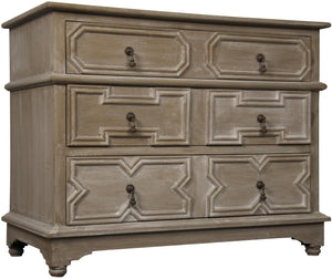 Noir Watson Dresser - Weathered Mahogany