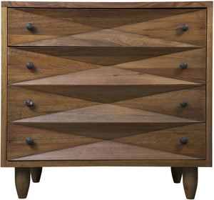 Noir Diamond Chest - Dark Walnut