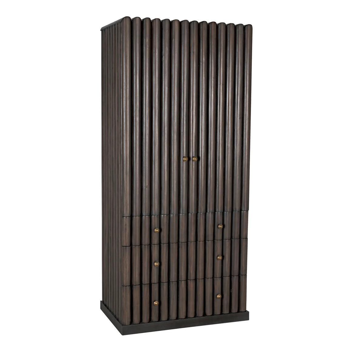 Amunet Hutch, Pale Rubbed with Light Brown Trim