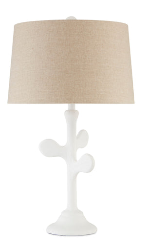 Charny Table Lamp - White Gesso