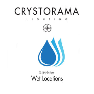 Brian Patrick Flynn for Crystorama Glacier Outdoor 1 Light Black Charcoal Wall Mount