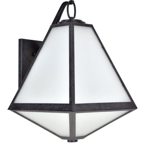 Brian Patrick Flynn for Crystorama Glacier Outdoor 3 Light Black Charcoal Wall Mount
