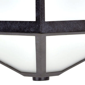 Brian Patrick Flynn for Crystorama Glacier Outdoor 3 Light Black Charcoal Wall Mount