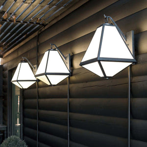 Brian Patrick Flynn for Crystorama Glacier Outdoor 3 Light Black Charcoal Wall Mount