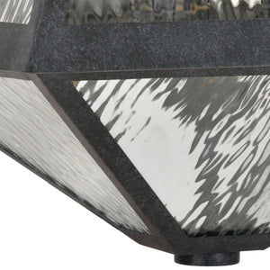 Brian Patrick Flynn for Crystorama Glacier Outdoor 3 Light Black Charcoal Wall Mount