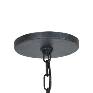 Brian Patrick Flynn for Crystorama Glacier Outdoor 3 Light Black Charcoal Chandelier