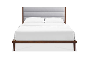 Mercury Upholstered Queen Platform Bed, Exotic