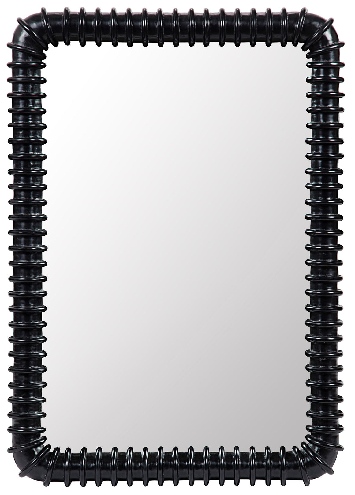 Noir Toshi Mirror - Hand Rubbed Black