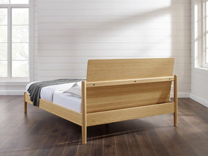 Monterey Queen Platform Bed, Wheat