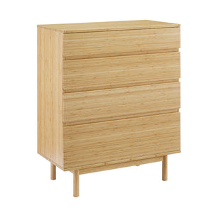 Monterey Four Drawer High Chest, Wheat