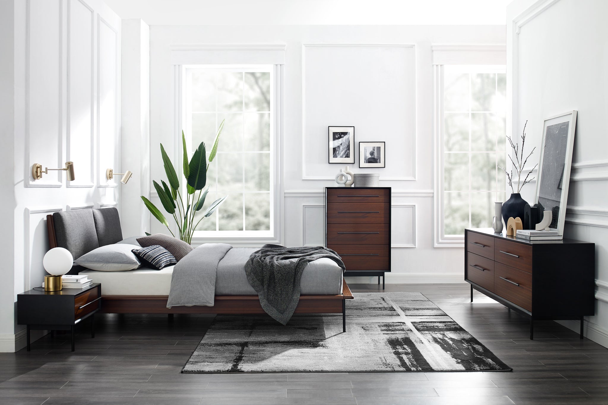 Park Avenue 4 Drawer Double Dresser Scenario Home