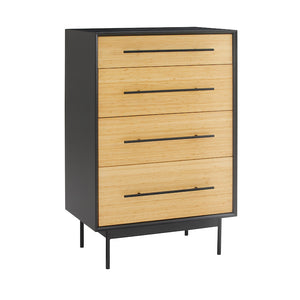 Santa Cruz Four Drawer High Chest, Wheat