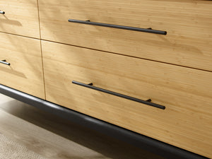 Santa Cruz Four Drawer Double Dresser, Wheat