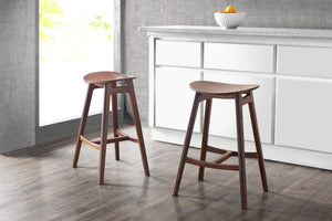 Skol Bar Height Stool, Exotic, (Set of 2)