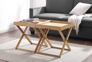 Teline Tray Table, Caramelized