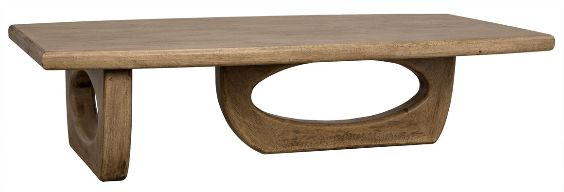 Noir Douglas Coffee Table - Bleached Walnut