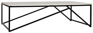 Noir Molimo Coffee Table with Black Metal