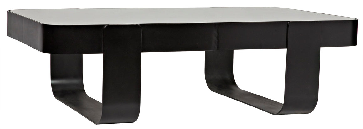 Noir Marshall Coffee Table - Black Metal