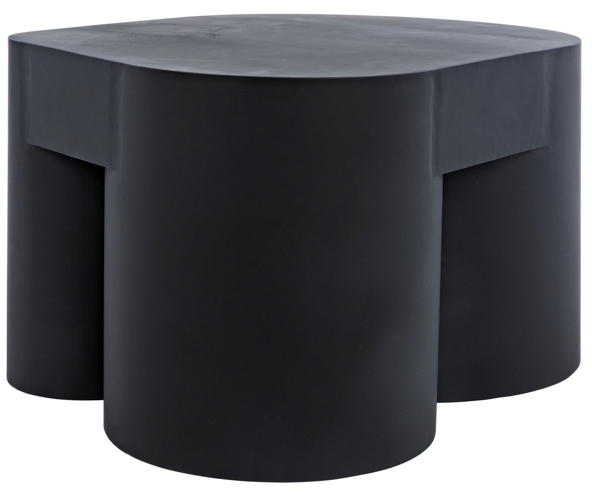 Noir Bain Coffee Table - Black Metal