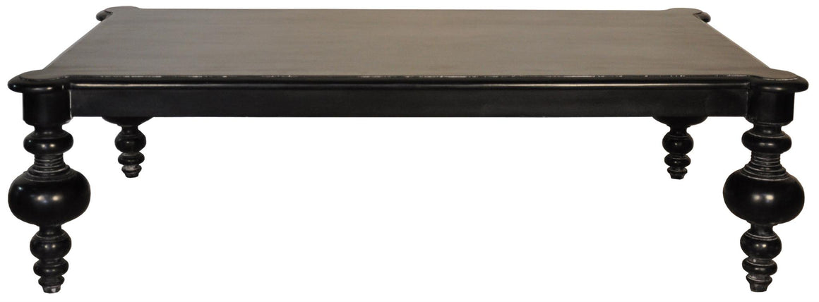 Noir Graff Coffee Table - Hand Rubbed Black