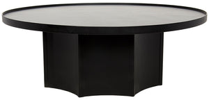 Noir Rome Coffee Table - Black Metal