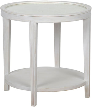 Noir Imperial Side Table - White Wash